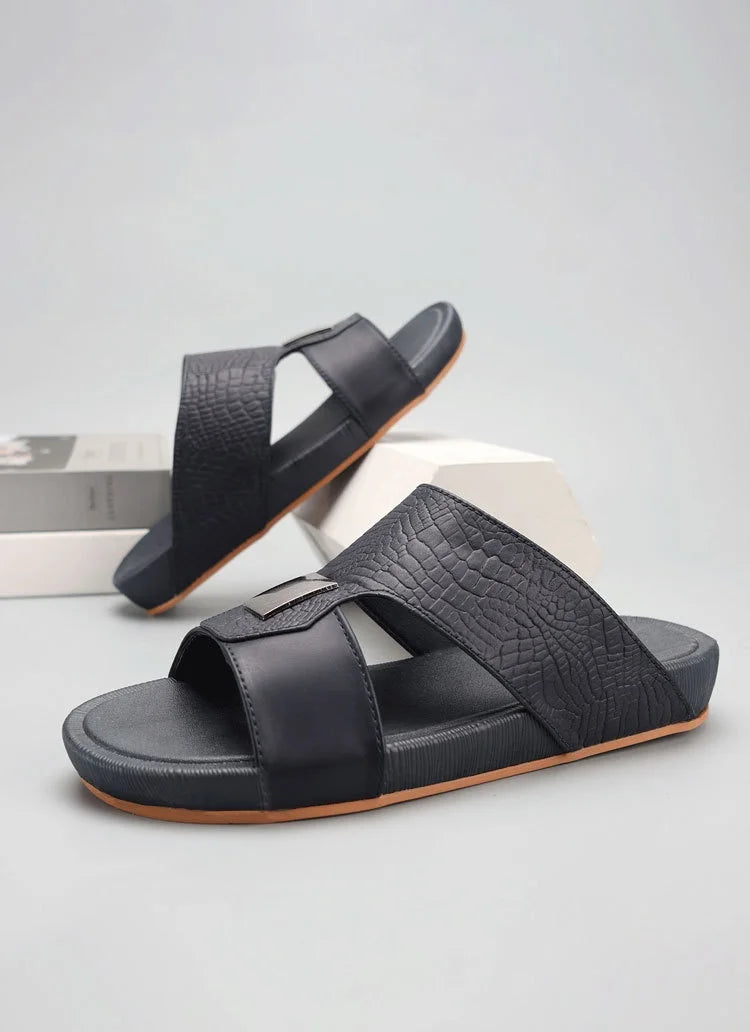 Herren Indoor-Outdoor Arabische Sandalen – Sommer, Strand & Zuhause