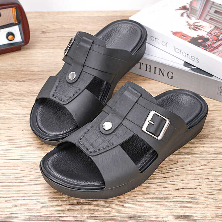 Halalhaus Outdoor Arabische Sandalen Schwarz