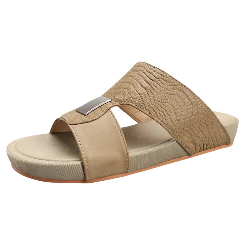 Herren Indoor-Outdoor Arabische Sandalen – Sommer, Strand & Zuhause