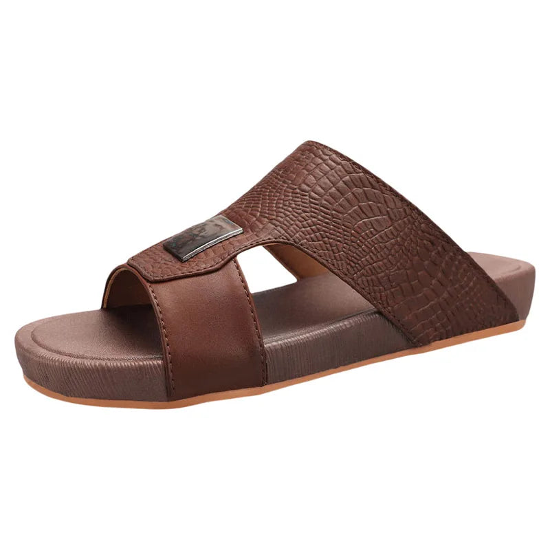 Herren Indoor-Outdoor Arabische Sandalen – Sommer, Strand & Zuhause