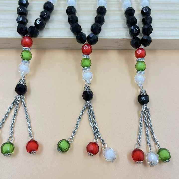 Halalhaus Palästina Tasbih – Misbaha mit Herz & Iman