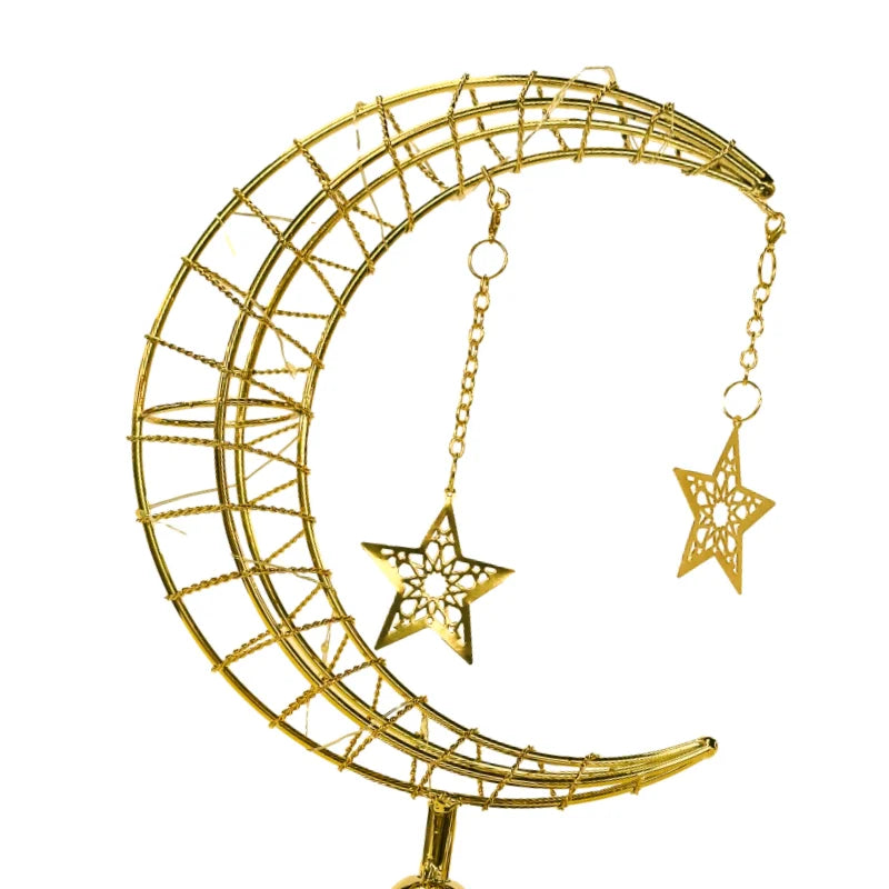 Halalhaus LED Tischlampe – Eid Mubarak Lichtdeko