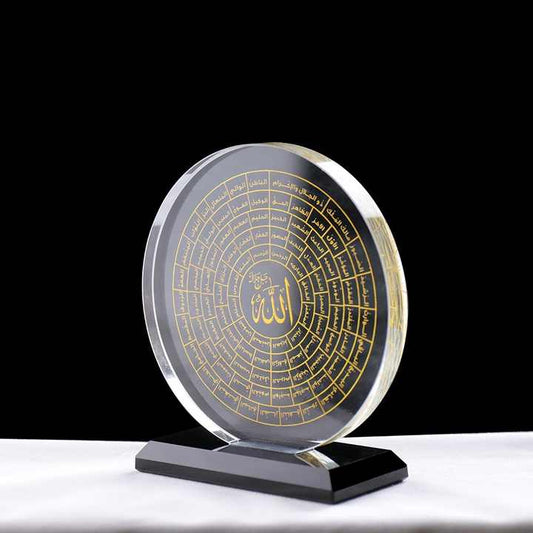 Halalhaus Goldener Kristall Koran – Edle Dekoration