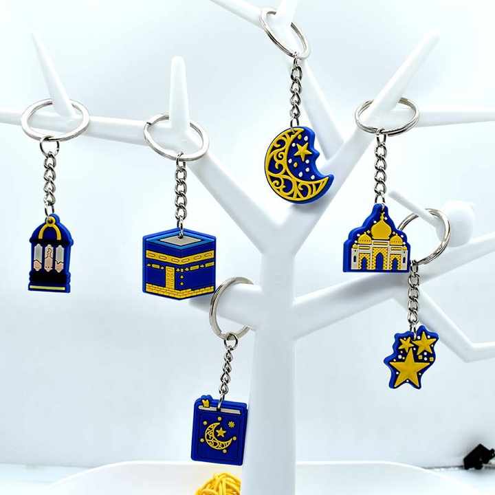 Halalhaus Schlüsselanhänger – Crescent & Mosque Edition