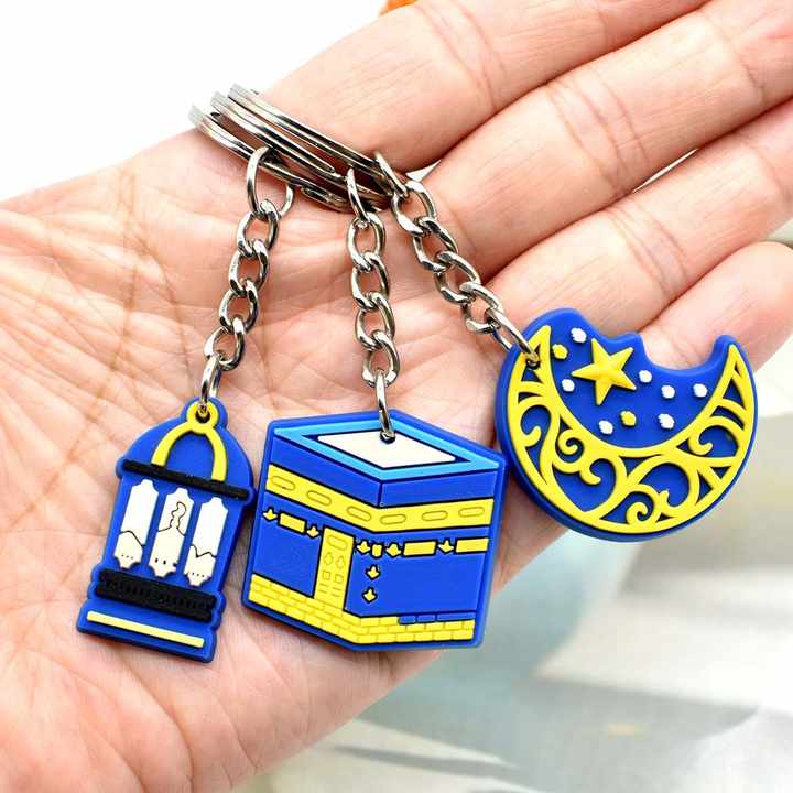 Halalhaus Schlüsselanhänger – Crescent & Mosque Edition