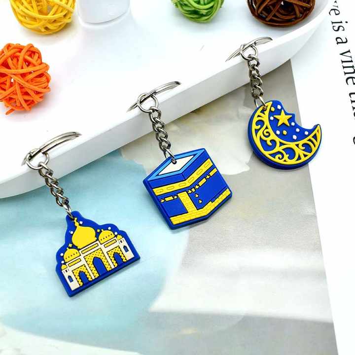 Halalhaus Schlüsselanhänger – Crescent & Mosque Edition