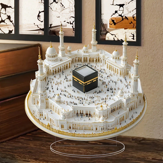 Halalhaus Mekka Tischdekoration – Spirituelles Highlight für dein Zuhause