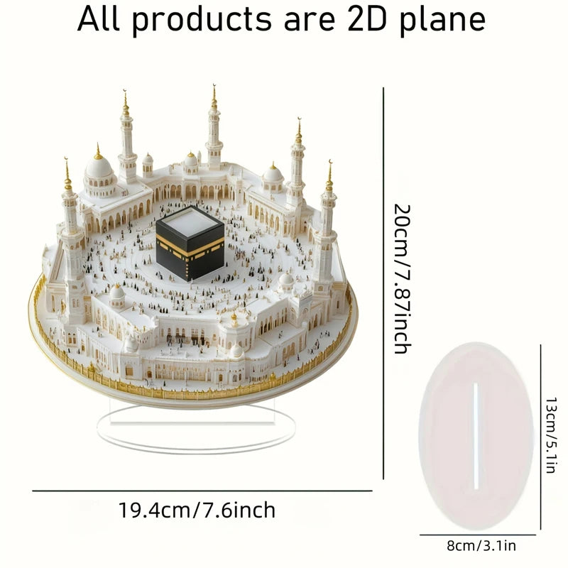 Halalhaus Mekka Tischdekoration – Spirituelles Highlight für dein Zuhause