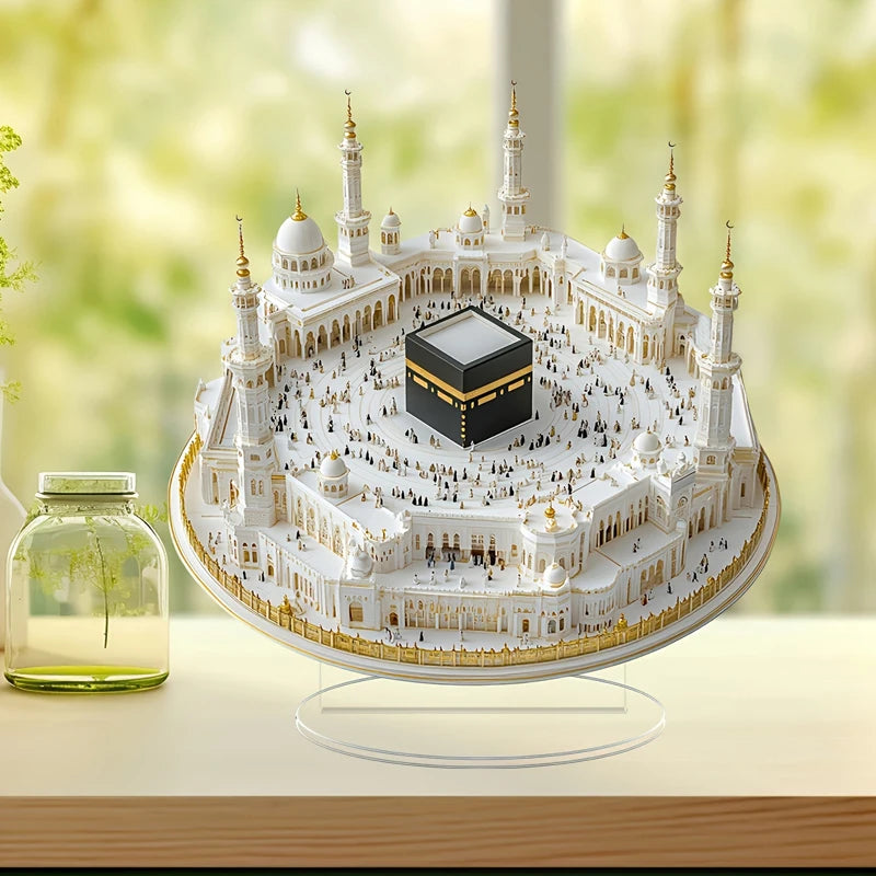 Halalhaus Mekka Tischdekoration – Spirituelles Highlight für dein Zuhause