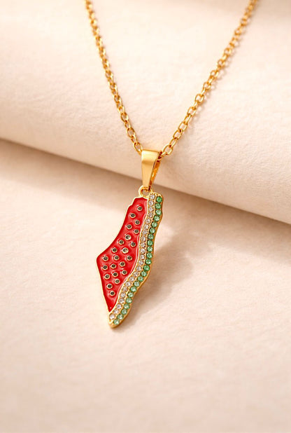 Halalhaus – Palästina Edition Halskette | 18K vergoldet