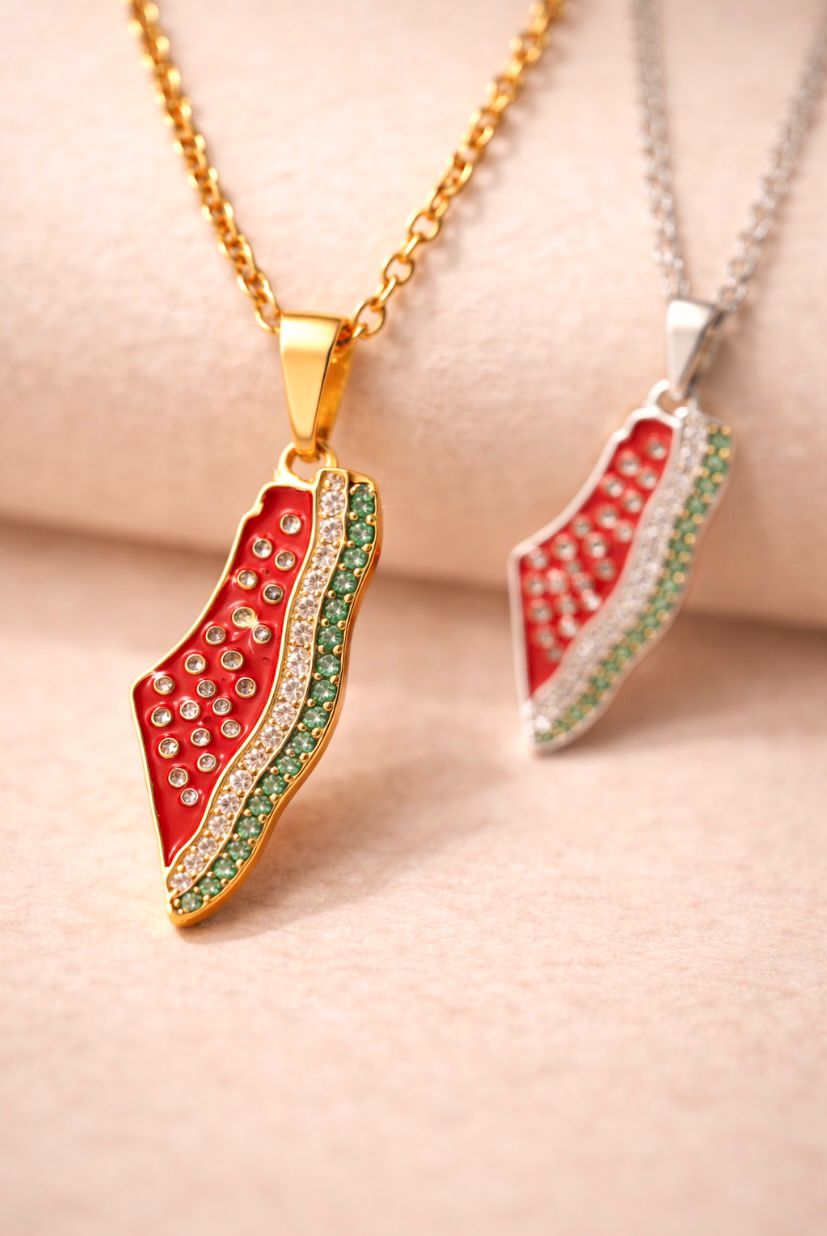 Halalhaus – Palästina Edition Halskette | 18K vergoldet