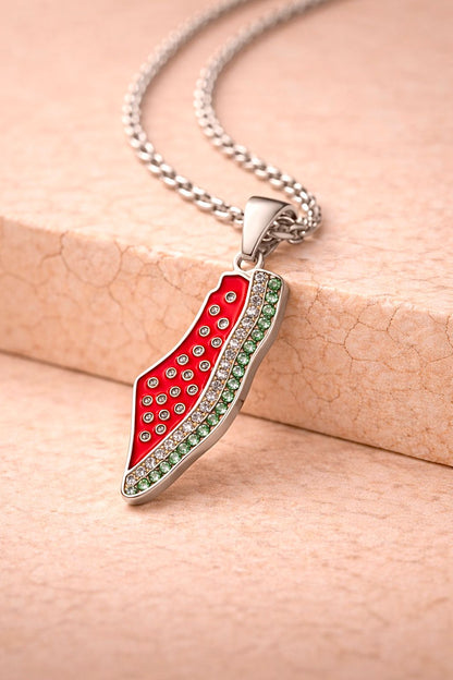 Halalhaus – Palästina Edition Halskette | 18K vergoldet